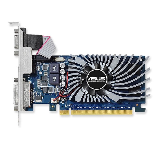 ASUS Geforce GT730 (384 core, 2GB GDDR5, 64bit, 40.1 GB/s, 38 W)