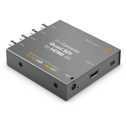Blackmagic Design Mini Converter Quad SDI to HDMI 4K 2 (CONVMBSQUH4K2)
