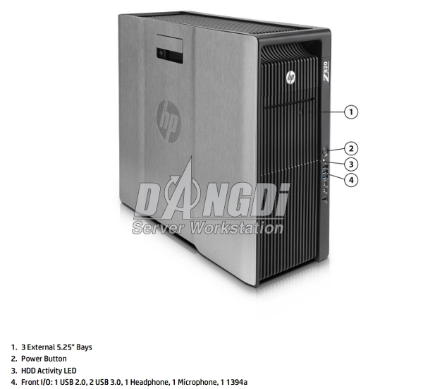 Giới thiệu máy chủ HP Z820 Workstation