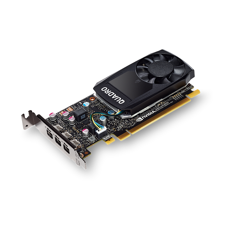 NVIDIA Quadro P400 (256 Core, 2GB GDDR5, 64-bit, 32 GB/s, 30 W)