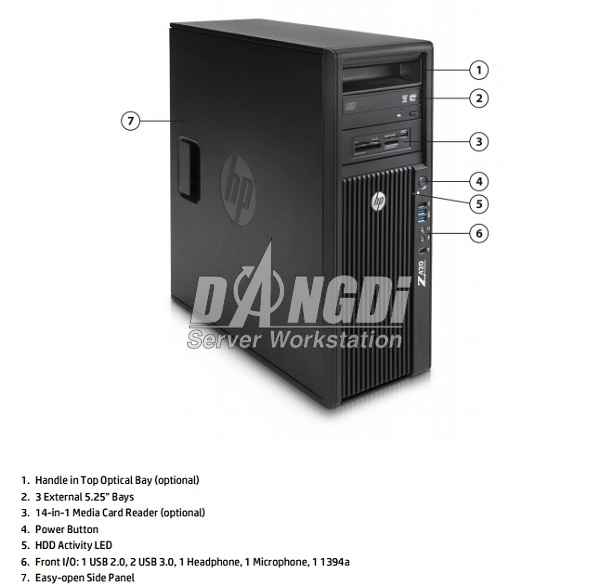 Giới thiệu máy chủ HP Z420 Workstation